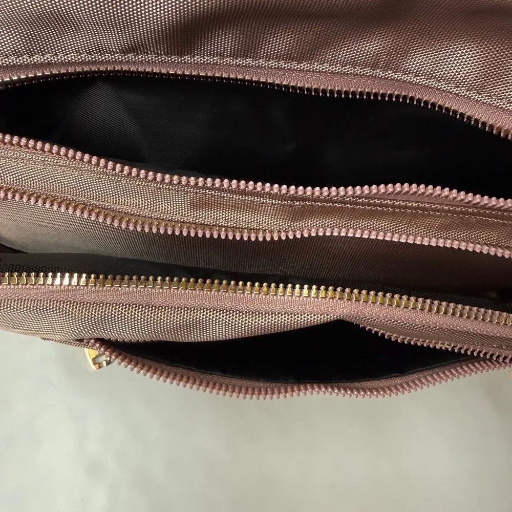 NPBAG Crossbody Bag Womens Medium Mauve Multi-Pocket Travel Shoulder NWOT